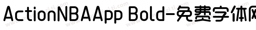 ActionNBAApp Bold字体转换